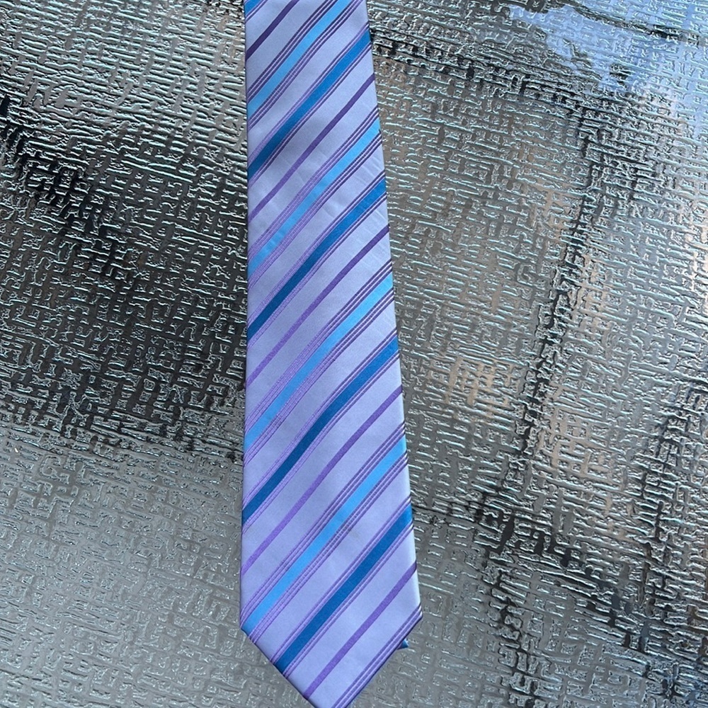 Striped tie